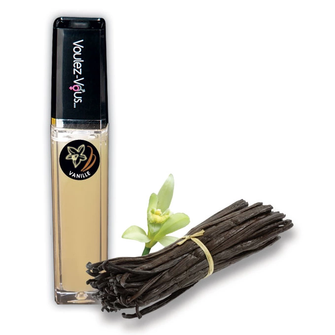 Szminka stymuluje penisa o smaku waniliowym Voulez-Vous... Light Gloss 9 ml