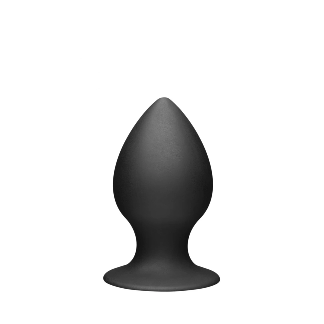 Korek analny mały wykonany z czarnego silikonu Tom of Finland 10 cm