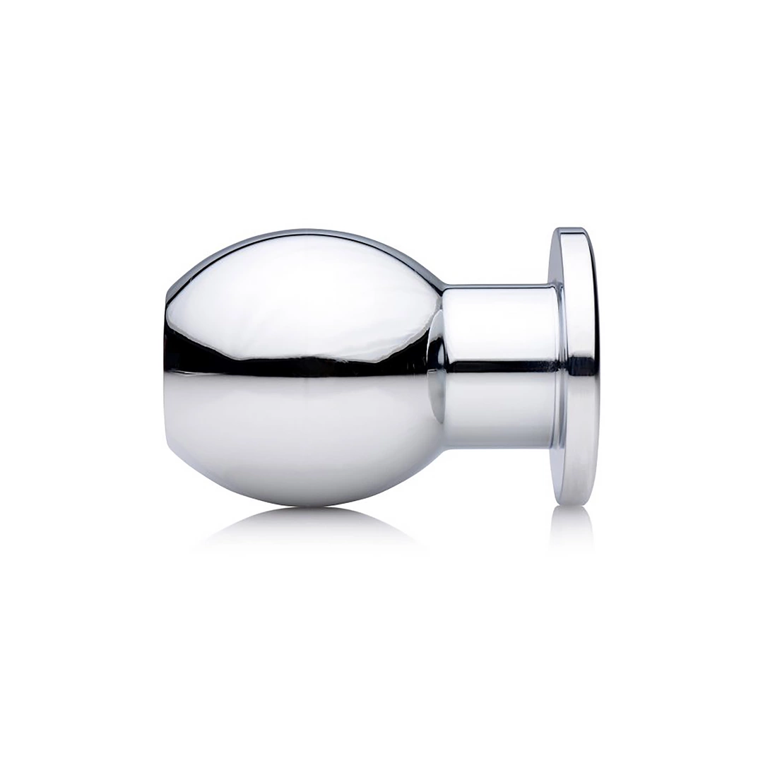 Tunel analny wykonany ze srebrnej stali nierdzewnej Night Fantasy 6 cm