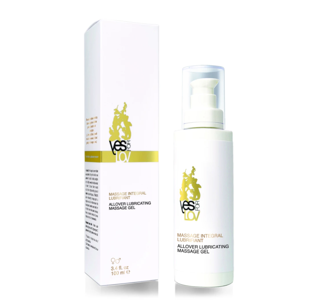 Lubrykant na bazie wody do gry wstępnej, masażu i seksu waginalnego YESforLOV All Over 100 ml