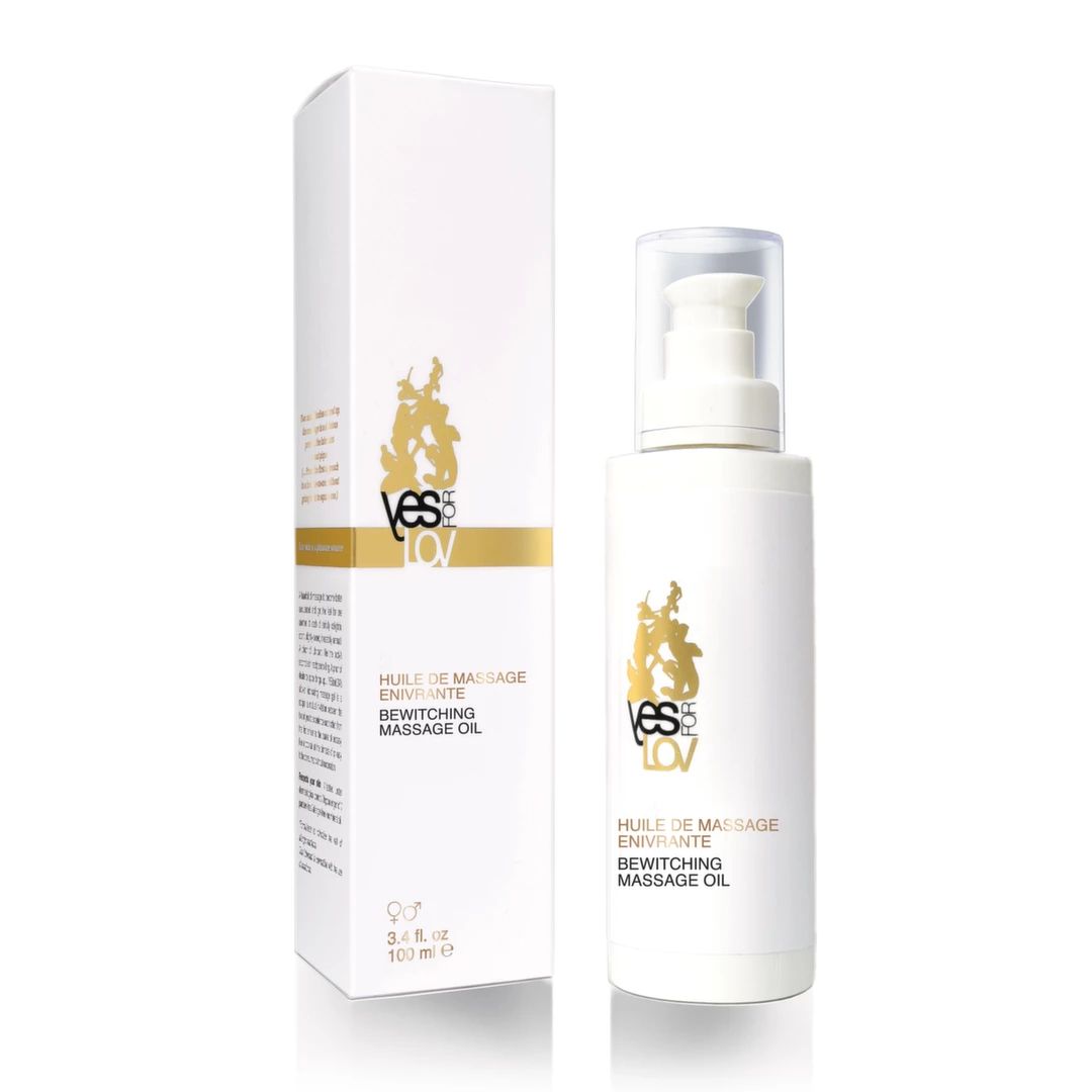 Olejek do masażu o aromacie rozmarynu migdałów marakui białej herbaty i orientalnych kwiatów YESforLOV Bewitching 100 ml