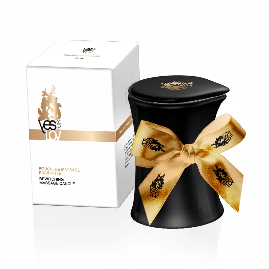 Świeca do masażu z aromatem białej herbaty i orientalnych kwiatów YESforLOV 120g