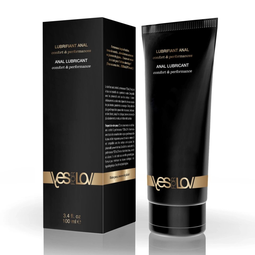 Hybrydowy lubrykant analny o działaniu relaksującym wzbogacony ekstraktem z liści jojoby YESforLOV Comfort & Performance 100ml
