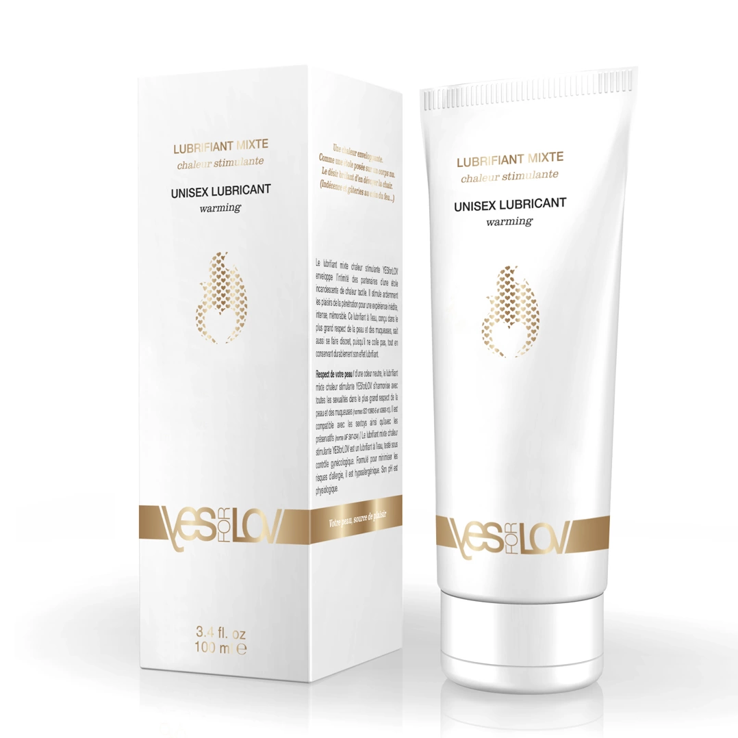Lubrykant na bazie wody z łagodnym efektem rozgrzewającym do seksu waginalnego i analnego YESforLOV Unlimited Warming 100 ml