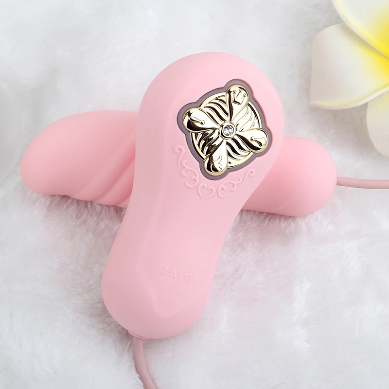 Wibrator łechtaczkowy podgrzewany silikonowy w kolorze różowym Zalo Temptation Preheating 